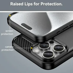 iPhone 16 Pro Max - Carbon Case Hülle, stoßfest