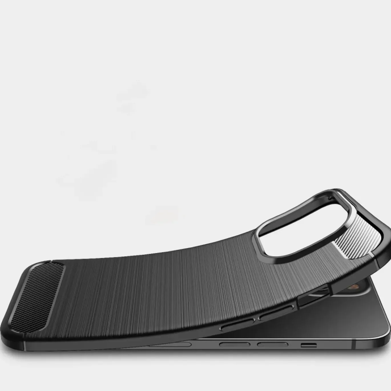 iPhone 13 Pro Max - Carbon Case Hülle, stoßfest