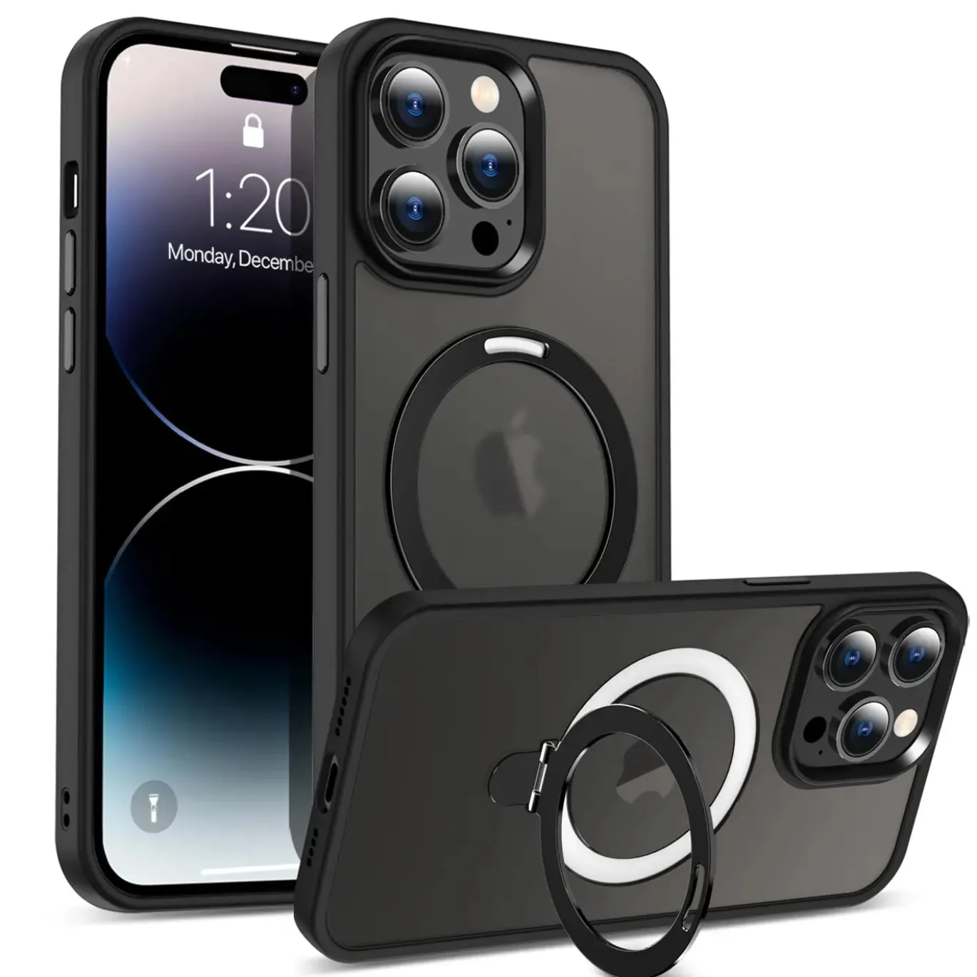 iPhone 12 Pro Max - Farbige MagSafe Hülle mit Ring