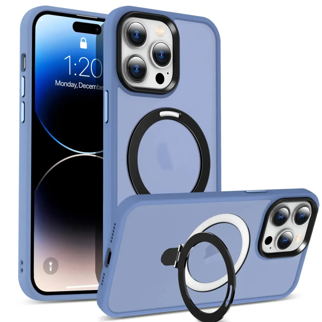 iPhone 12 Pro Max - Farbige MagSafe Hülle mit Ring