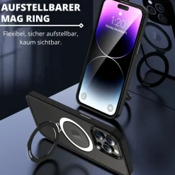 iPhone 13 Pro Max - Farbige MagSafe Hülle mit Ring