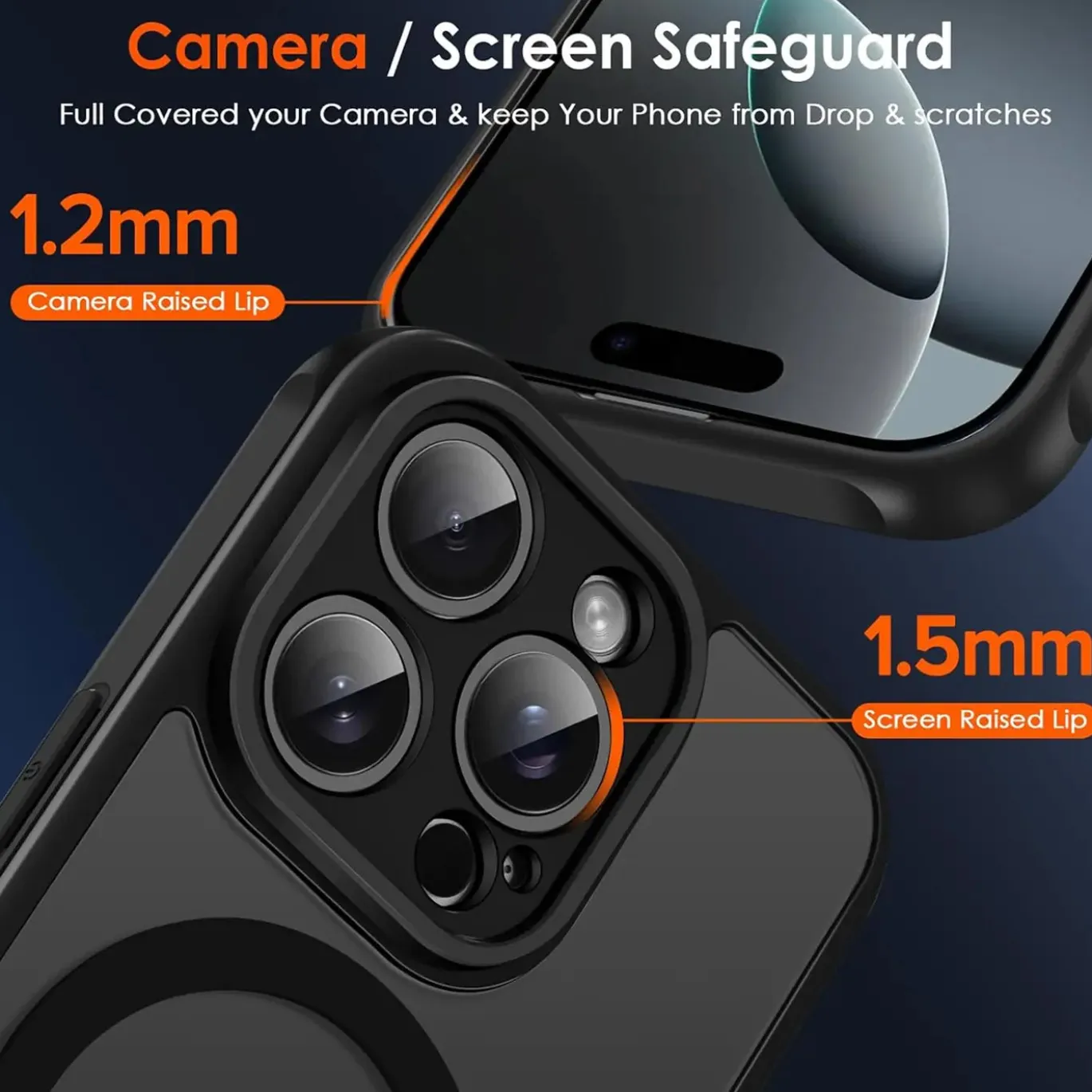 iPhone 13 Pro Max - Farbige MagSafe Hülle mit Kameraschutz
