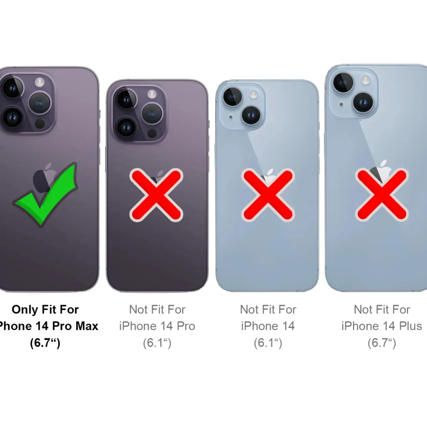 iPhone 14 Pro Max - Farbige MagSafe Hülle mit Kameraschutz