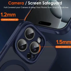 iPhone 14 Pro Max - Farbige MagSafe Hülle mit Kameraschutz