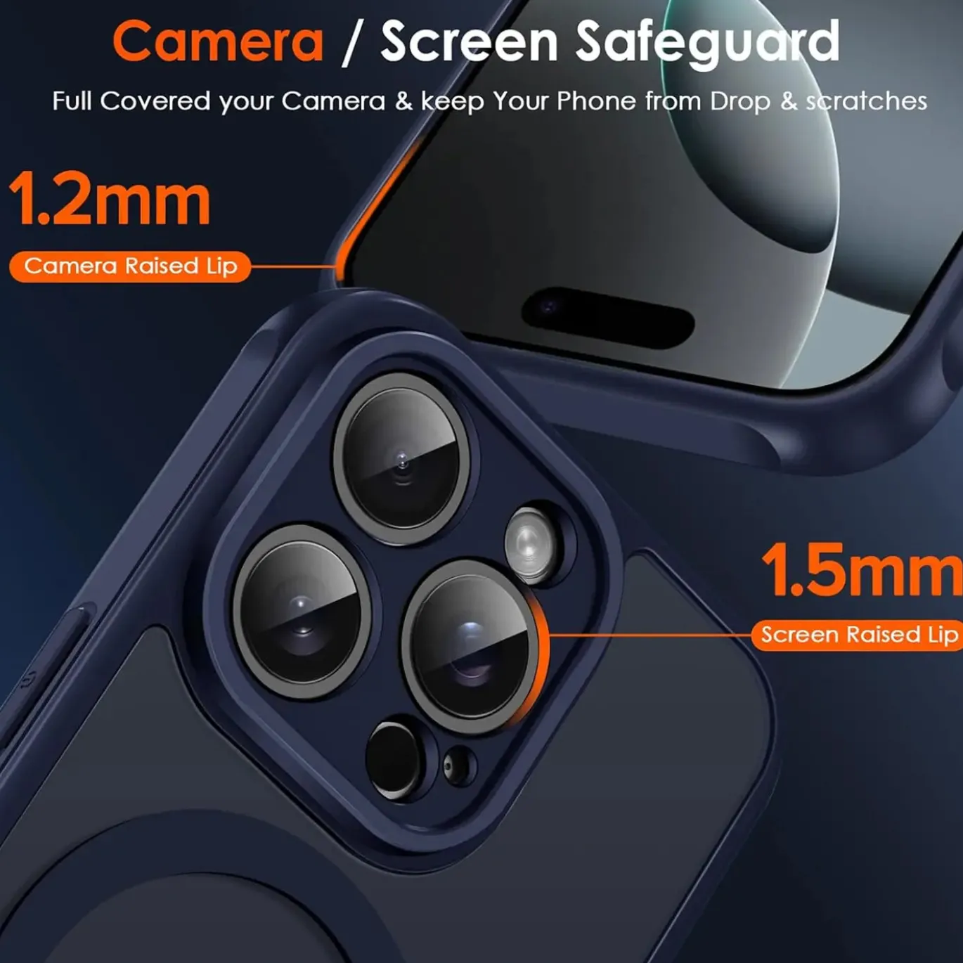 iPhone 14 Pro Max - Farbige MagSafe Hülle mit Kameraschutz