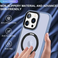 iPhone 16 Pro Max - Farbige MagSafe Hülle mit Ring