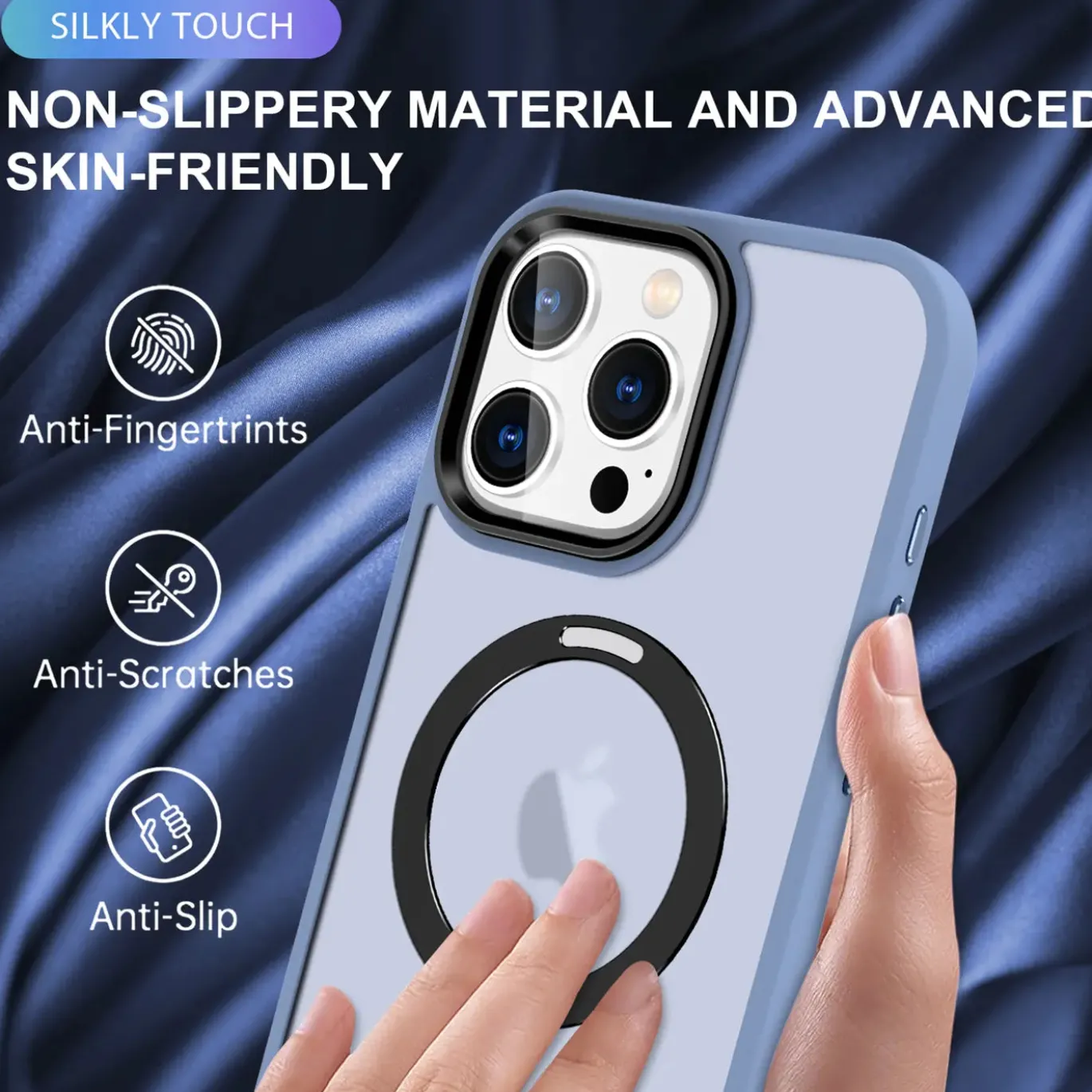 iPhone 16 Pro Max - Farbige MagSafe Hülle mit Ring