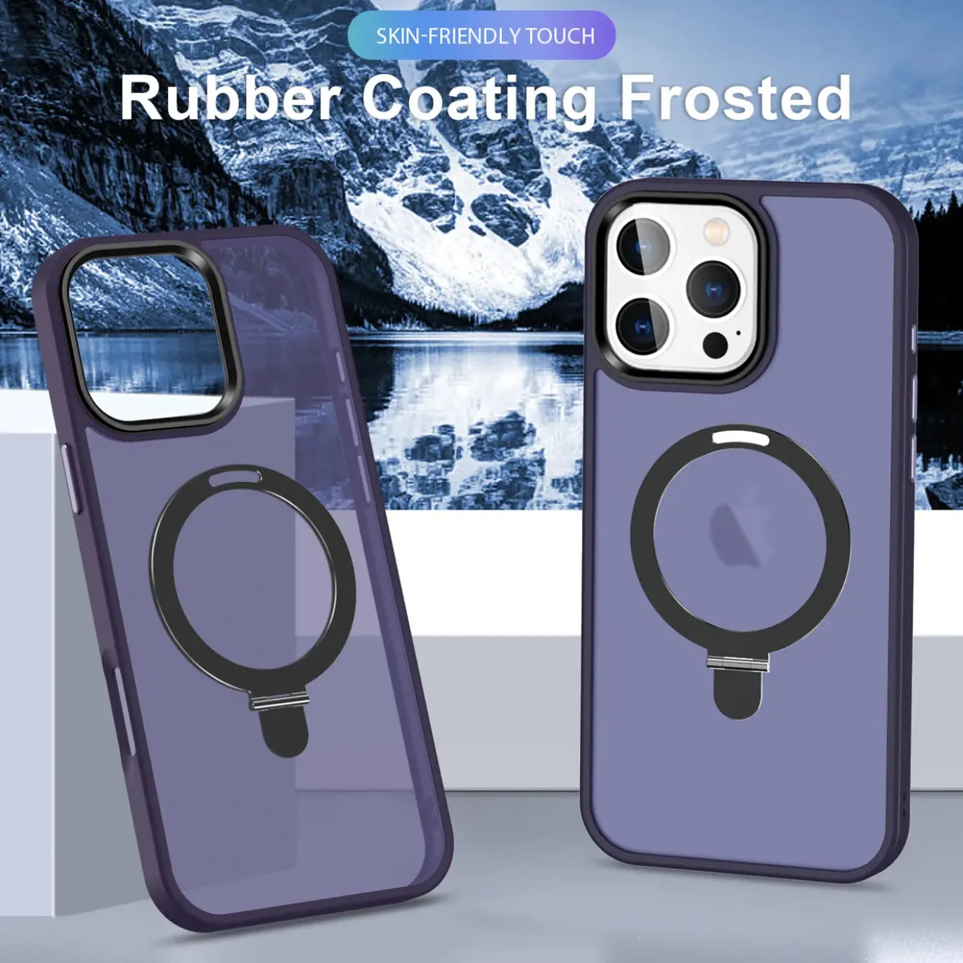 iPhone 16 Pro Max - Farbige MagSafe Hülle mit Ring