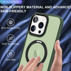 iPhone 16 Pro Max - Farbige MagSafe Hülle mit Ring