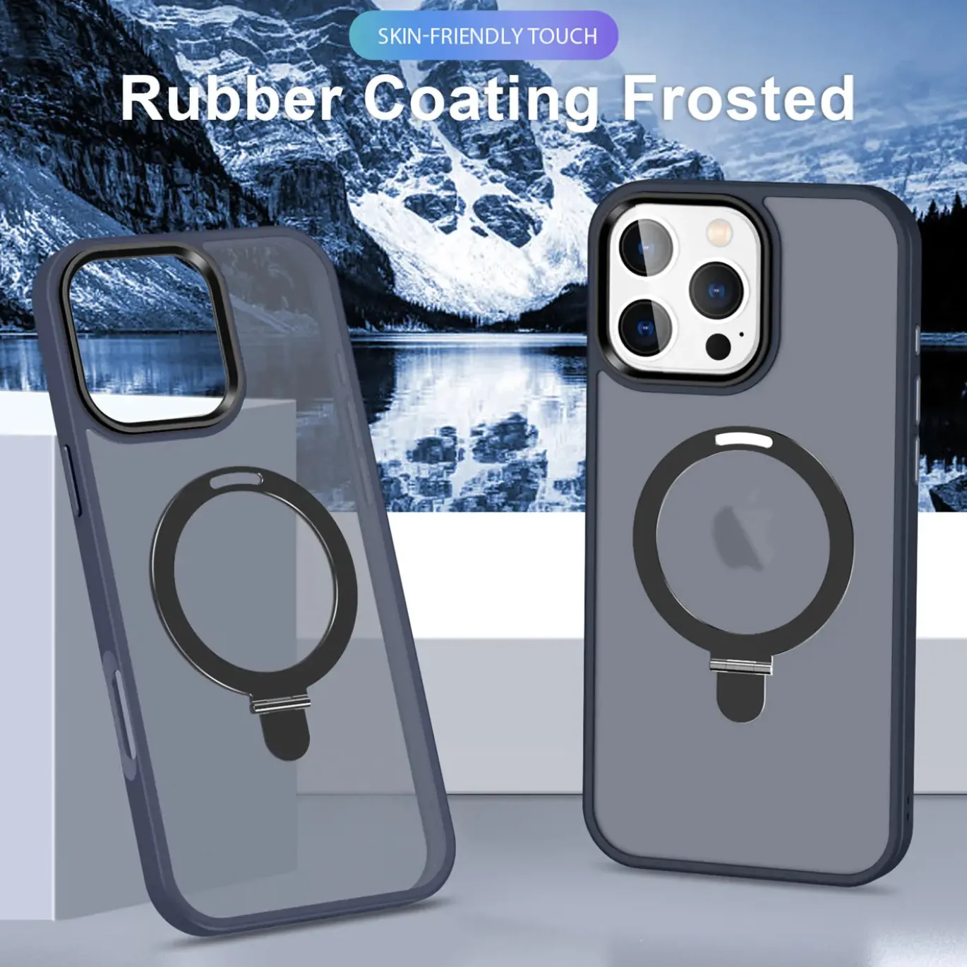 iPhone 16 Pro Max - Farbige MagSafe Hülle mit Ring