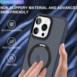 iPhone 16 Pro Max - Farbige MagSafe Hülle mit Ring