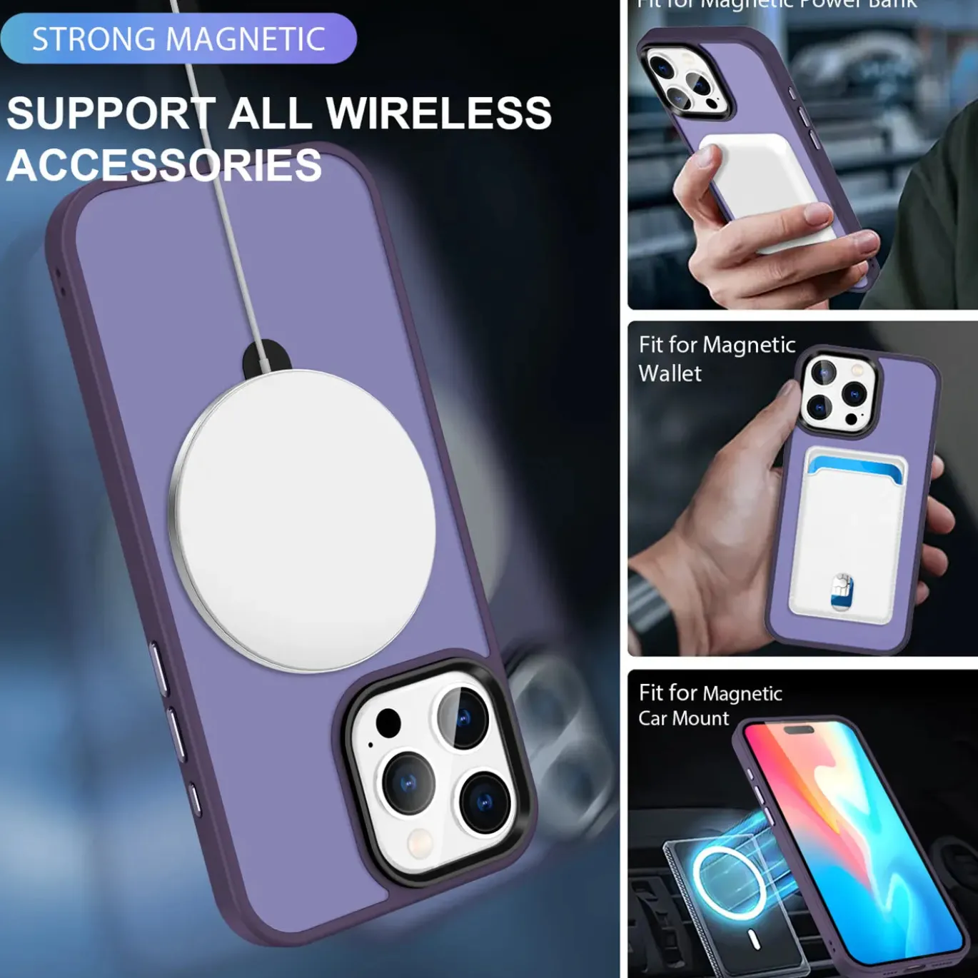 iPhone 16 Pro Max - Farbige MagSafe Hülle mit Ring
