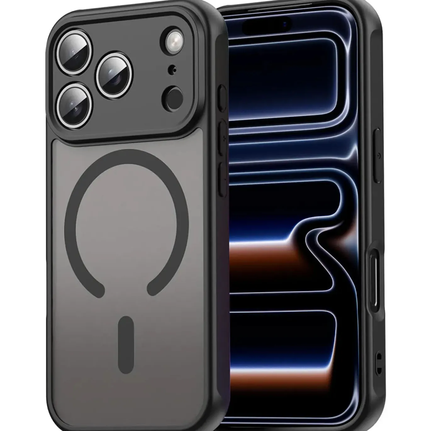 iPhone 17 Pro Max - Farbige MagSafe Hülle mit Kameraschutz