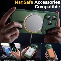 iPhone 17 Pro Max - Farbige MagSafe Hülle mit Kameraschutz