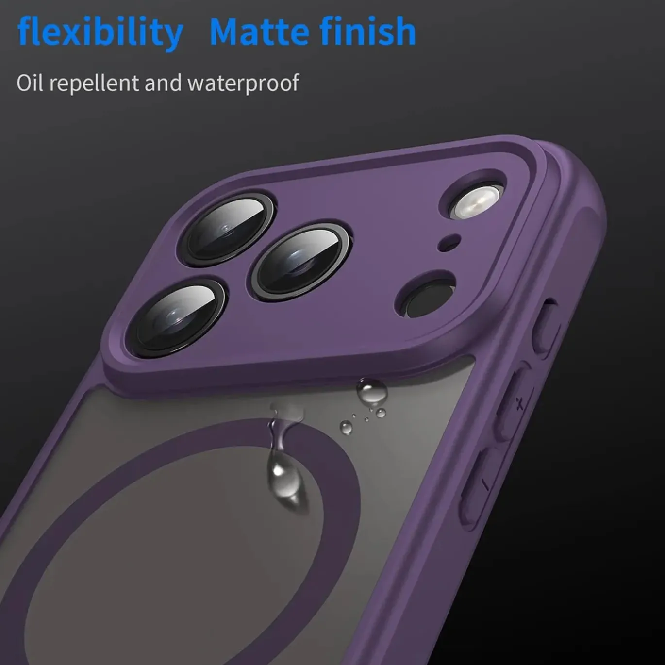 iPhone 17 Pro Max - Farbige MagSafe Hülle mit Kameraschutz