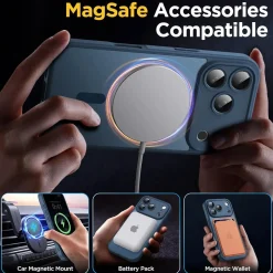 iPhone 17 Pro Max - Farbige MagSafe Hülle mit Kameraschutz