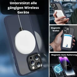 iPhone 14 Pro Max - Farbige MagSafe Hülle mit Ring
