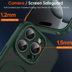 iPhone 15 Pro Max - Farbige MagSafe Hülle mit Kameraschutz