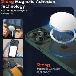 iPhone 15 Pro Max - Farbige MagSafe Hülle mit Kameraschutz