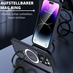 iPhone 15 Pro Max - Farbige MagSafe Hülle mit Ring