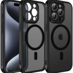 iPhone 15 Pro Max - Farbige MagSafe Hülle mit Kameraschutz