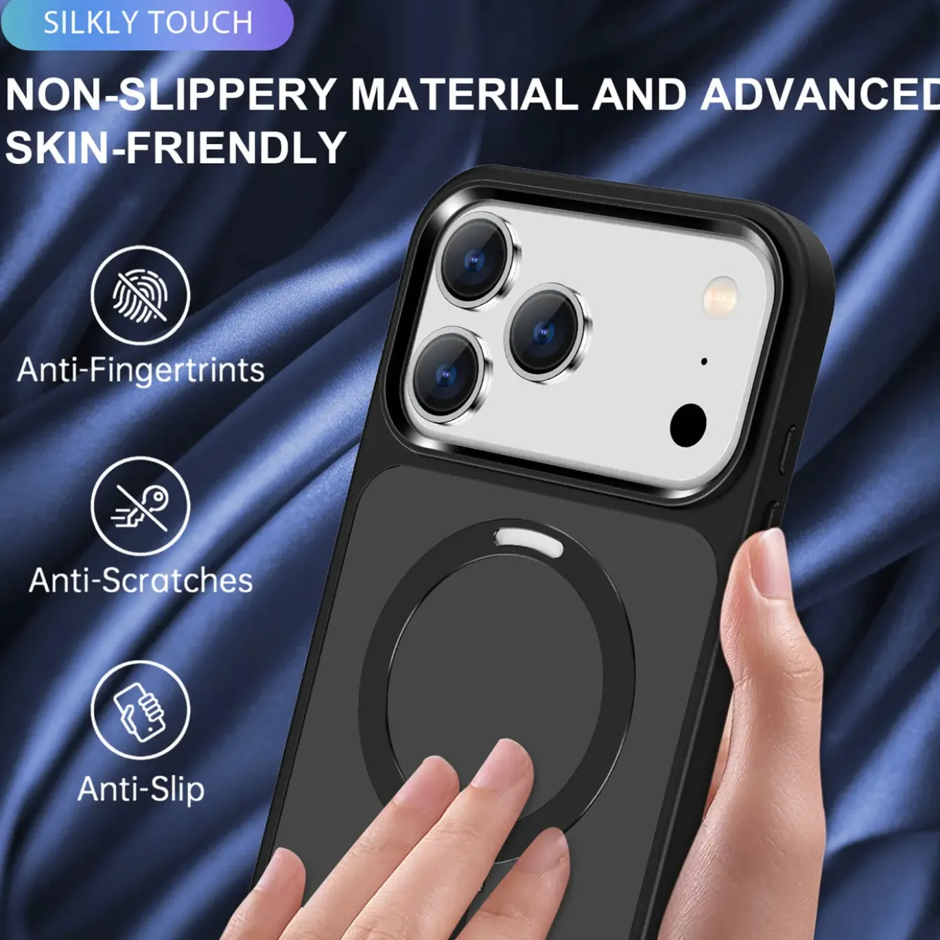 iPhone 17 Pro Max - Farbige MagSafe Hülle mit Ring