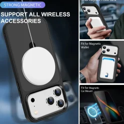 iPhone 17 Pro Max - Farbige MagSafe Hülle mit Ring