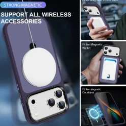iPhone 17 Pro Max - Farbige MagSafe Hülle mit Ring