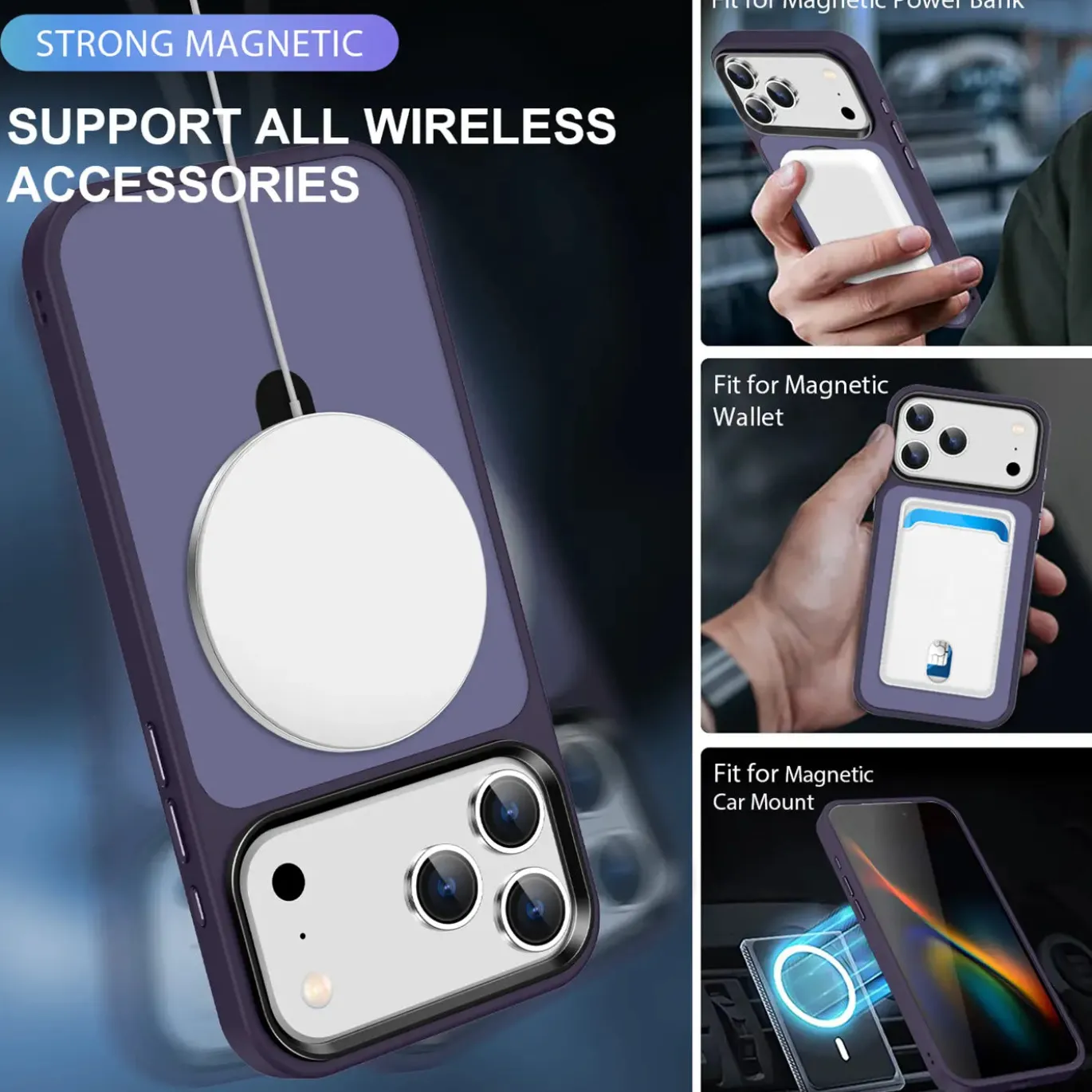 iPhone 17 Pro Max - Farbige MagSafe Hülle mit Ring