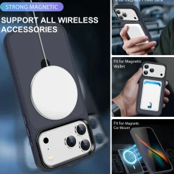 iPhone 17 Pro Max - Farbige MagSafe Hülle mit Ring