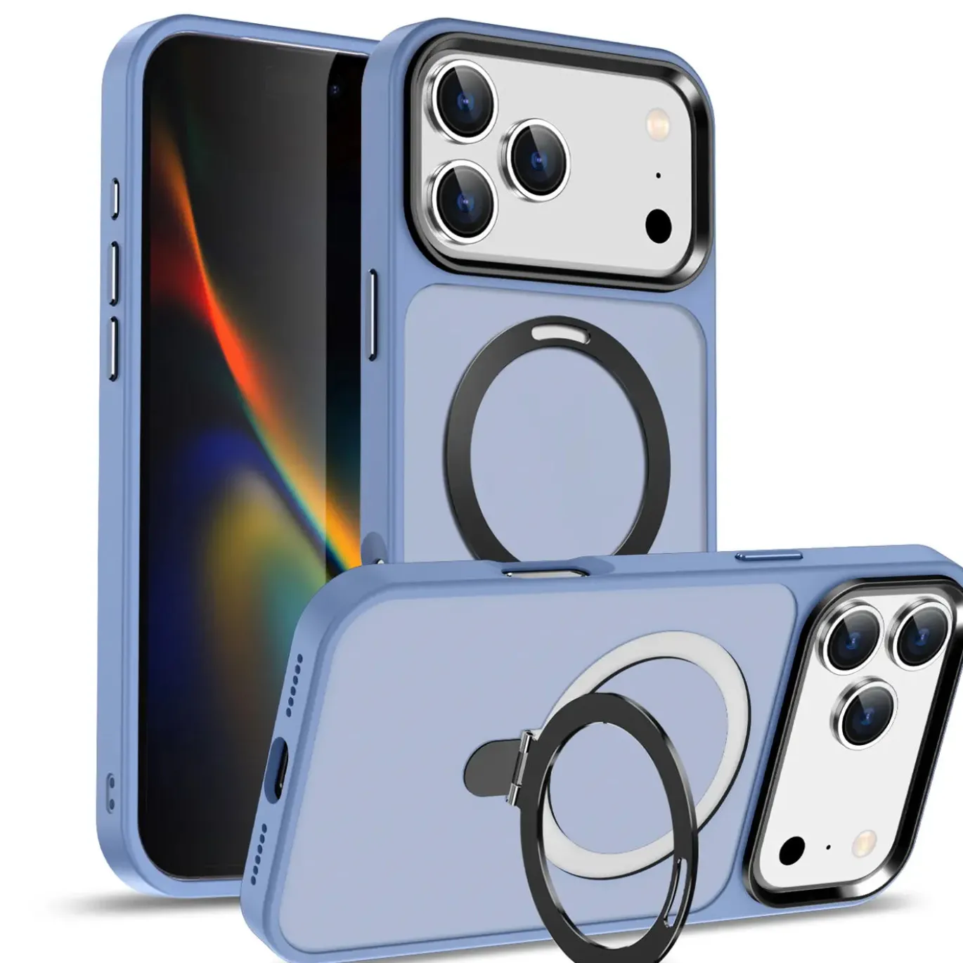 iPhone 17 Pro Max - Farbige MagSafe Hülle mit Ring