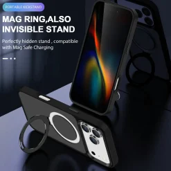 iPhone 17 Pro Max - Farbige MagSafe Hülle mit Ring
