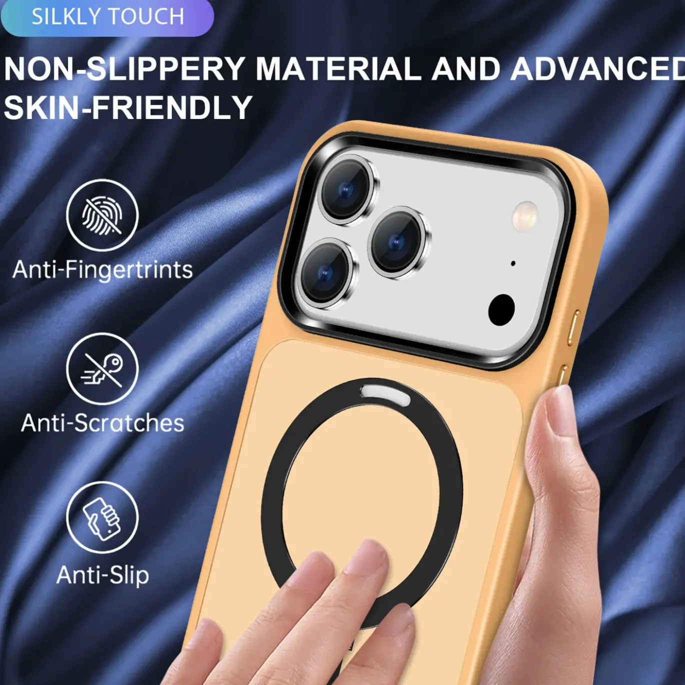 iPhone 17 Pro Max - Farbige MagSafe Hülle mit Ring