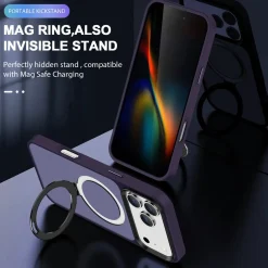 iPhone 17 Pro Max - Farbige MagSafe Hülle mit Ring