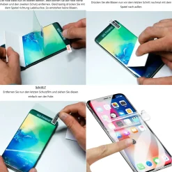 iPhone 12 Pro Max - Fullscreen TPU Panzerglas, 2 Stück