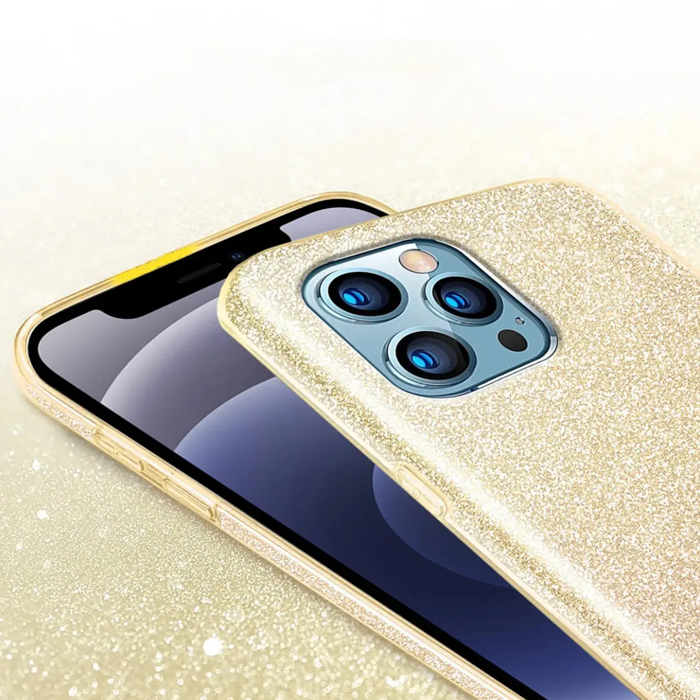 iPhone 12 Pro Max - Glitzer TPU Hülle