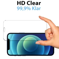 iPhone 12 Pro Max - 9H Displayschutzfolie 2x Display & Kamera