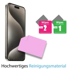 iPhone 16 Pro Max - 9H Displayschutzfolie 2x Display & Kamera