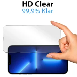 iPhone 13 Pro Max - 9H Displayschutzfolie 2x Display & Kamera
