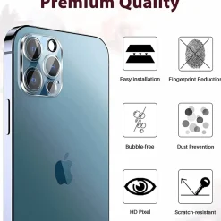 iPhone 12 Pro Max - Kameraschutz aus gehärtetem Glas