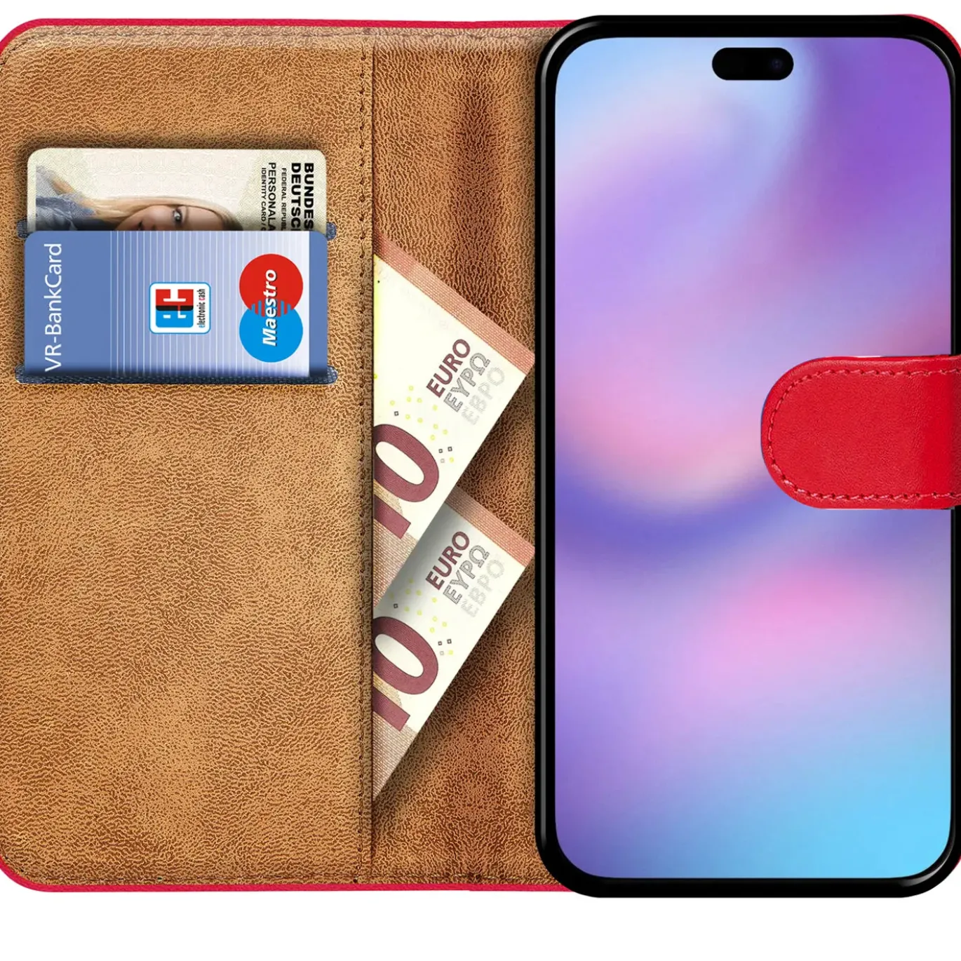 iPhone 17 Pro Max - Klapphülle mit Kartenfächern