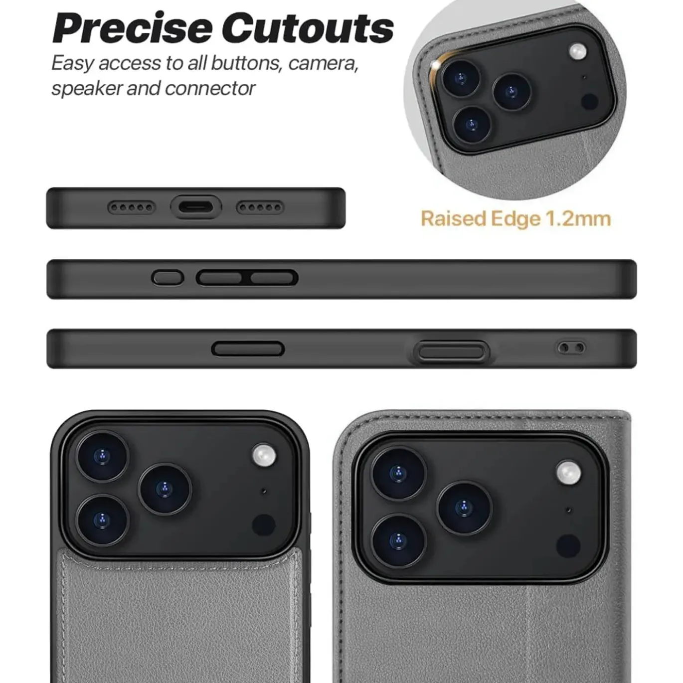 iPhone 17 Pro Max - Klapphülle mit Kartenfächern & MagSafe-Kompatibilität