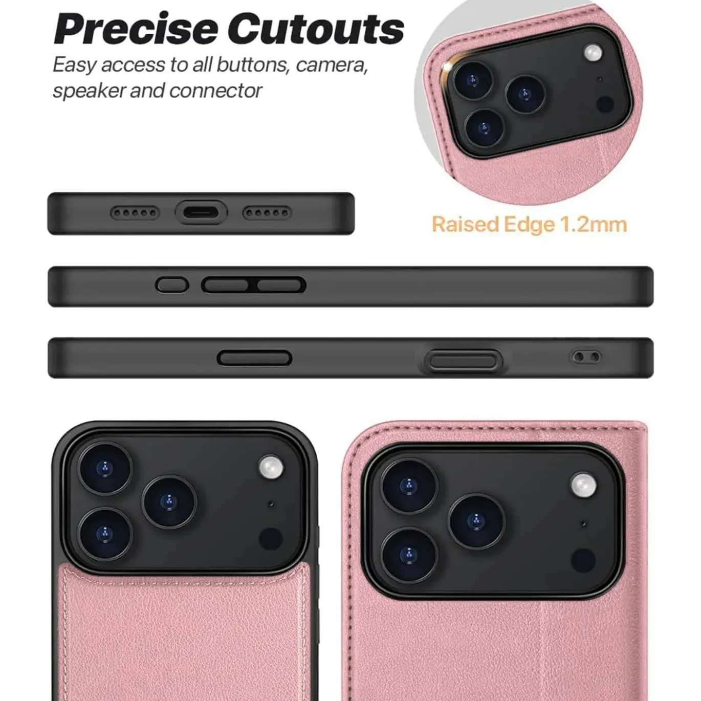 iPhone 17 Pro Max - Klapphülle mit Kartenfächern & MagSafe-Kompatibilität