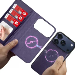 iPhone 17 Pro Max - Klapphülle mit Kartenfächern & MagSafe-Kompatibilität