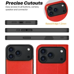 iPhone 17 Pro Max - Klapphülle mit Kartenfächern & MagSafe-Kompatibilität