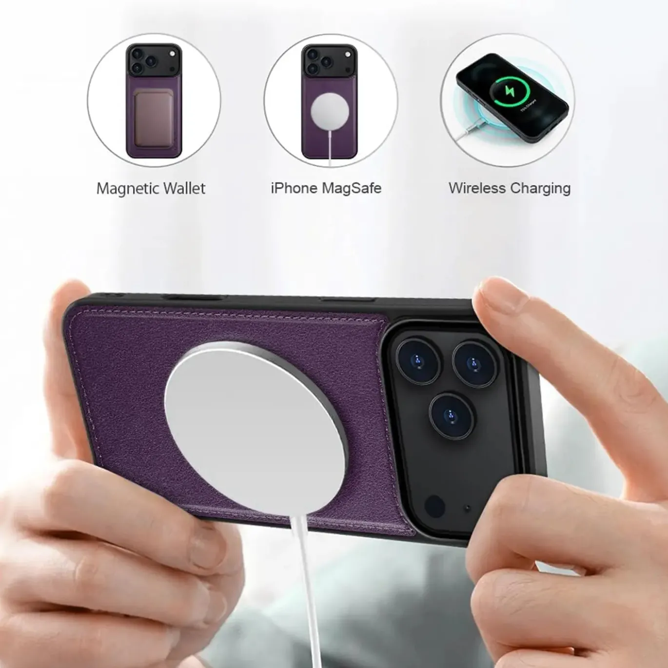 iPhone 17 Pro Max - Klapphülle mit Kartenfächern & MagSafe-Kompatibilität