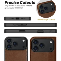 iPhone 17 Pro Max - Klapphülle mit Kartenfächern & MagSafe-Kompatibilität