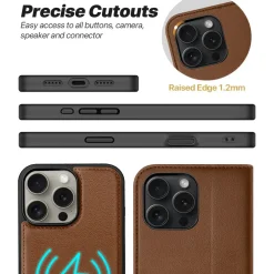 iPhone 14 Pro Max - Klapphülle mit Kartenfächern & MagSafe-Kompatibilität