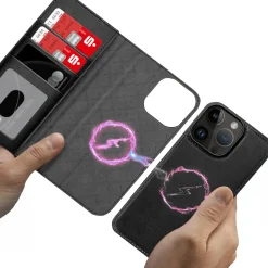 iPhone 14 Pro Max - Klapphülle mit Kartenfächern & MagSafe-Kompatibilität