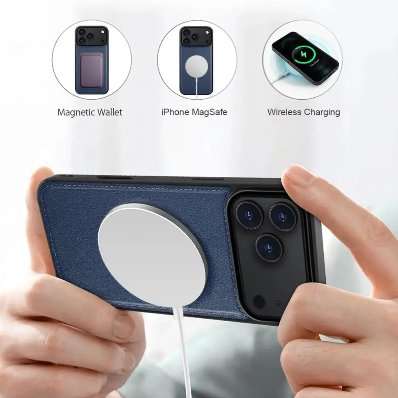 iPhone 17 Pro Max - Klapphülle mit Kartenfächern & MagSafe-Kompatibilität